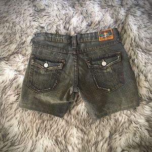 True Religion jean shorts